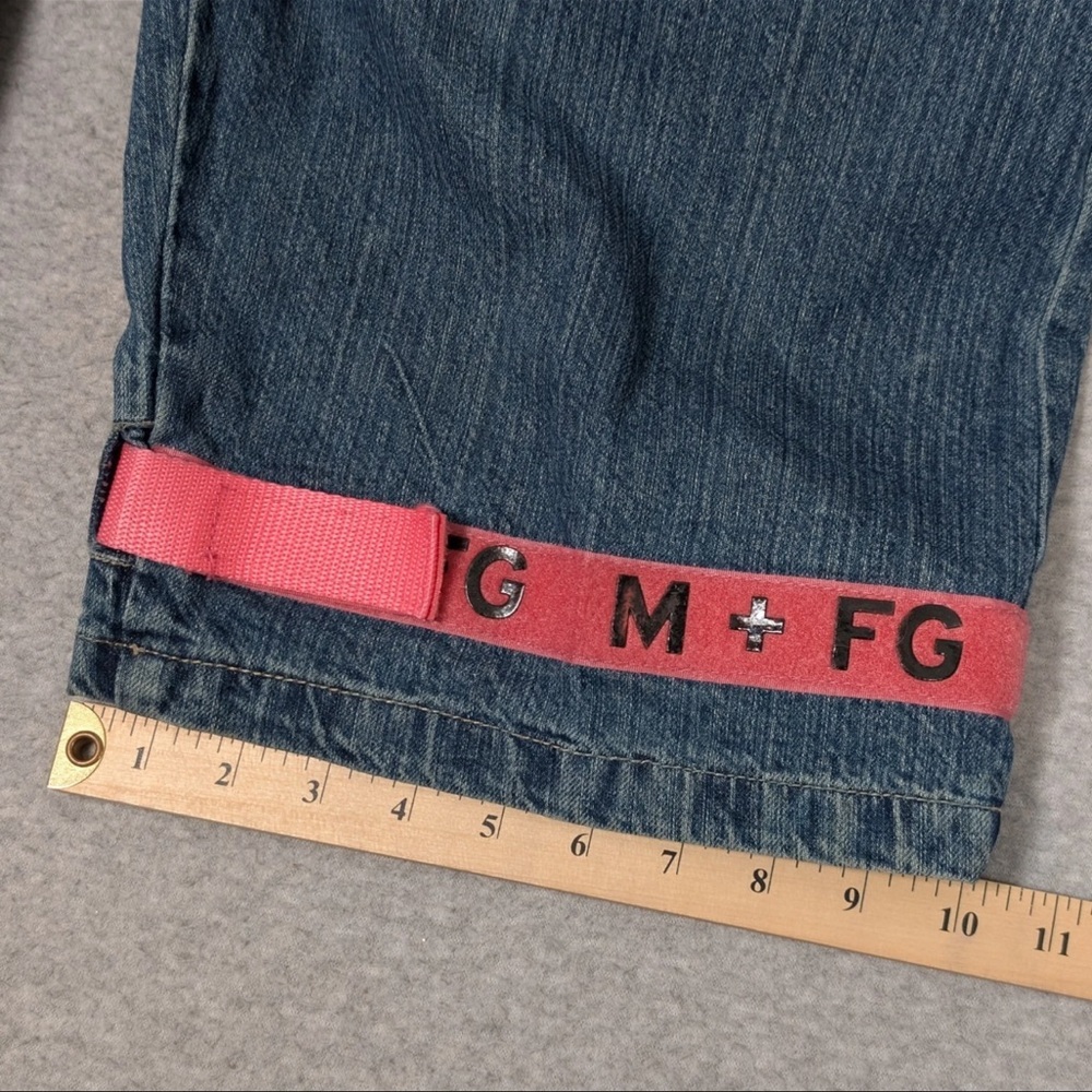 RARE VINTAGE Marithe Francois Girbaud Denim with Pink Tape Straps - Picture 10 of 16